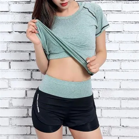 여성 트레이닝 반팔 티셔츠 헬스장 운동복 런닝복