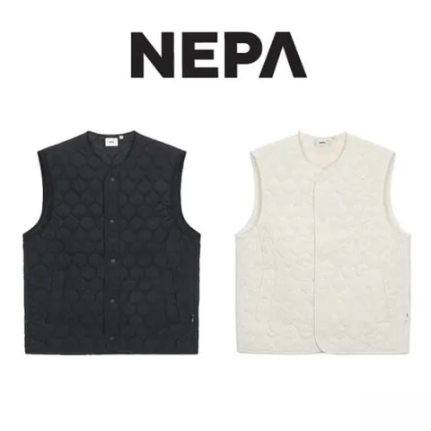 [ 롯데백화점 ]공용 퓨레 라이트 패딩 베스트 넥리스 7LC1460