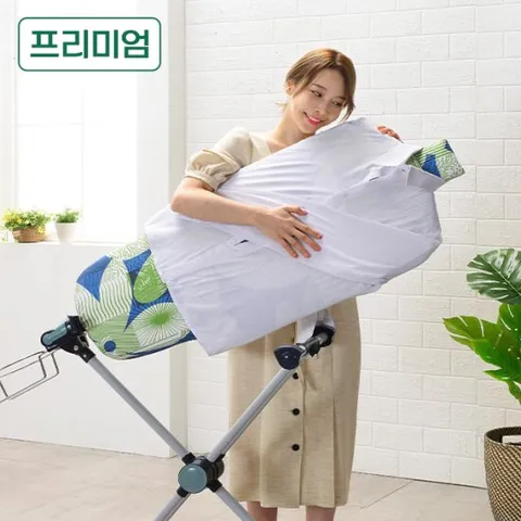 판빙빙 스탠드 다리미판 프리미엄 접이식 입식 스탠딩 대형 스팀