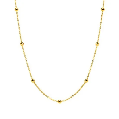 [한국금다이아몬드] 순금 여자 체인 목걸이 한 줄 볼 디자인 3.75G