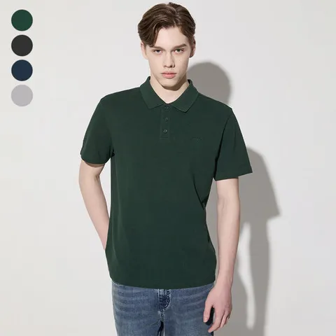 [ 롯데백화점 ][게스]남성 면피케 카라반팔티셔츠 MP2K9471