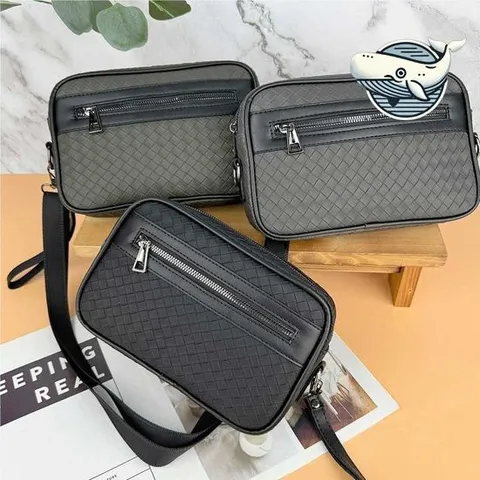 남자파우치 스타일리시 미니 크로스백 패턴 손가방 세련된