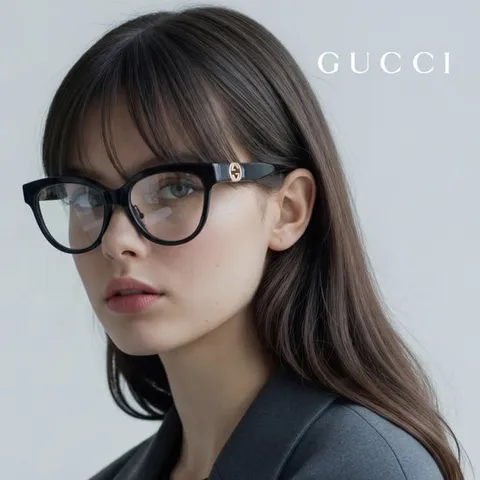 (국내당일발송) 구찌 명품 안경테 GG1024O 001_N 라운드 여자 안경