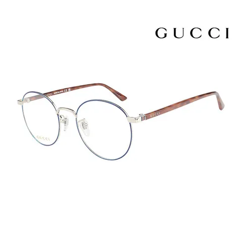 (국내당일발송) 구찌 명품 안경테 GG0297OK 004 라운드 메탈 남자 여자 안경