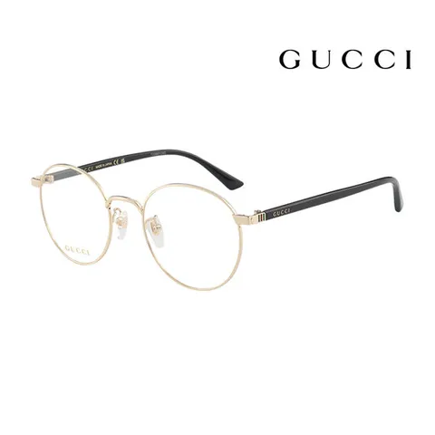 (국내당일발송) 구찌 명품 안경테 GG0297OK 001 라운드 메탈 남자 여자 안경