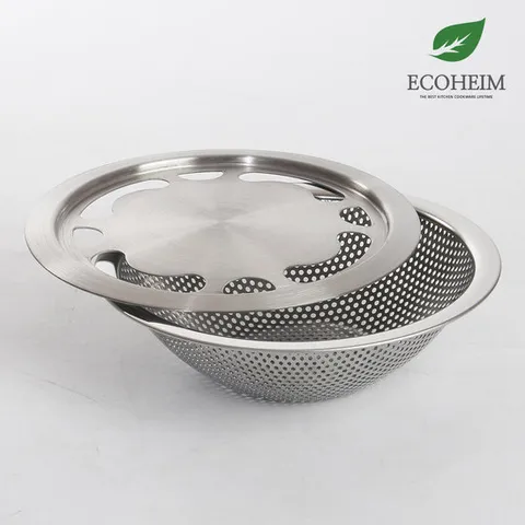 [에코하임] 스텐304 배수구망+뚜껑세트(CN9620)