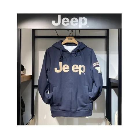 [지프]JEEP Jeep 남여공용 빅로고 후드집업 풀집업_2 TZU021_764_002_2
