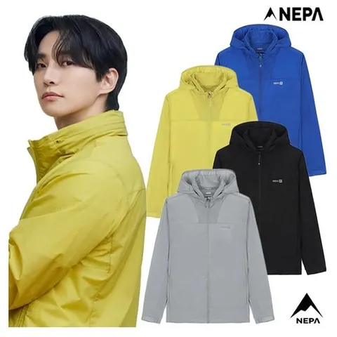 [ AK백화점 ][네파] 남성 봄 여름 스테이 스트레치 경량 바람막이 방풍자