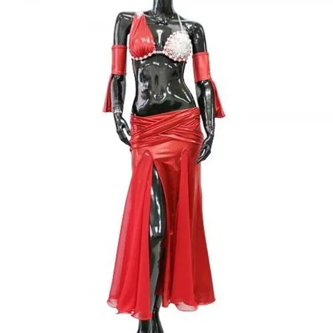 패션] BDSET10130 댄스 보석 공단후리아 테마 스커트 치마바지