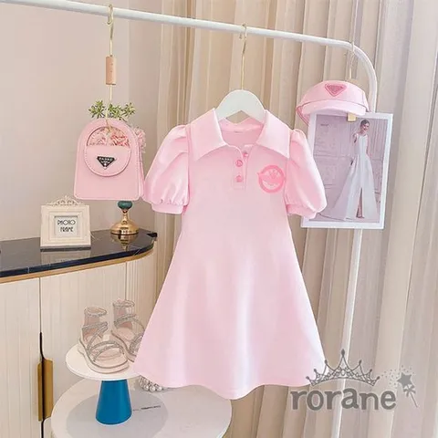 여아 주니어 카라 여름 원피스