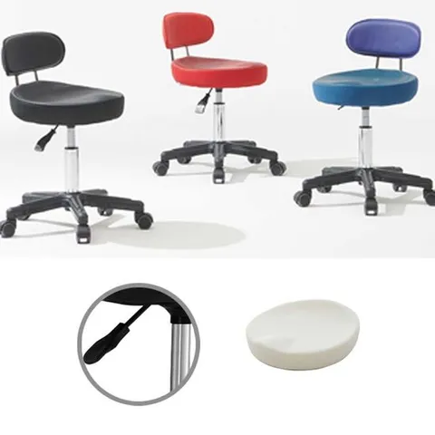 사출 다리 고정 이동식 바퀴 원형 회전 의자 등받이