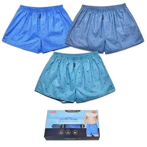 (폴밋) 순면 100 남성 빅사이즈 트렁크 3매입 11