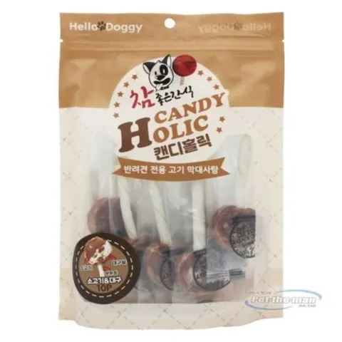 (2개)캔디홀릭 소고기 대구살10P 개껌