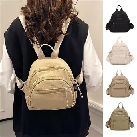 여성 출근가방 4색 나일론 미니 백팩 가벼운 데일리