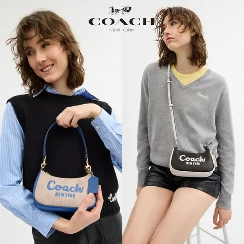 코치 COACH OS 여자 가방 시그니쳐 그래픽 미니 Teri 크로스 숄더백