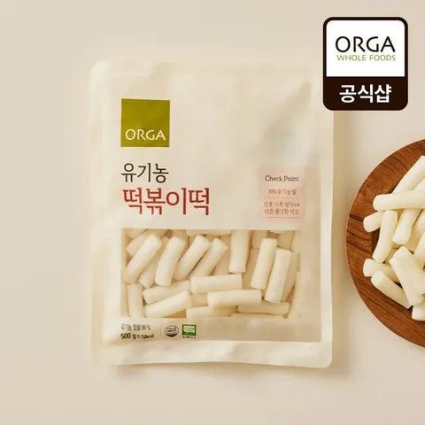 [ORGA] 유기농 떡볶이떡 (500g)