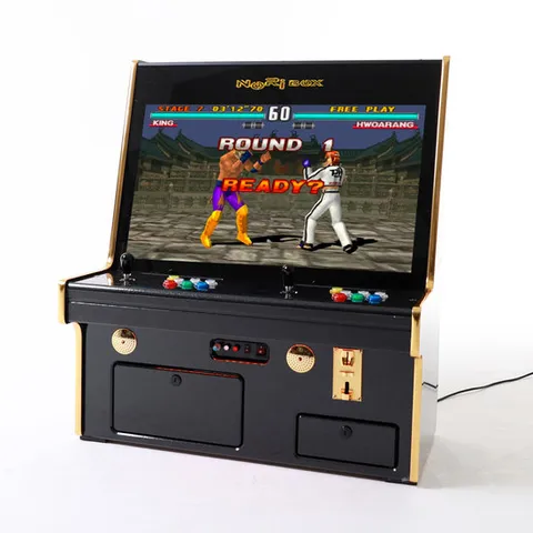 32형_좌식(강화유리) 블랙 (신형FX) 오락실 게임기 레트로게임기