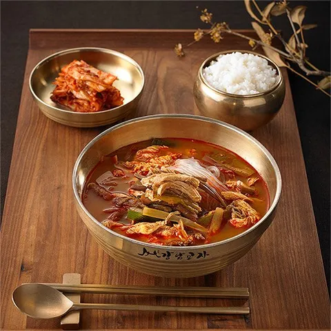 [파격특가]45년 명인맛집 강남교자 닭개장 10팩(팩당 700g, 2인분/총 7Kg 20인분)