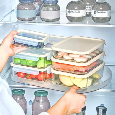 글라스락 냉장고 턴테이블 1P