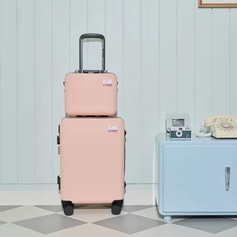 코닥캐리어 젤로 프레임 20인치 미니백세트 핑크