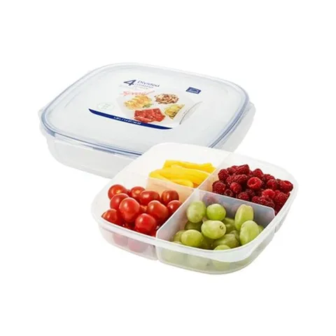 락앤락 4칸나눔찬통 밀폐용기 1.35리터 HPL970D