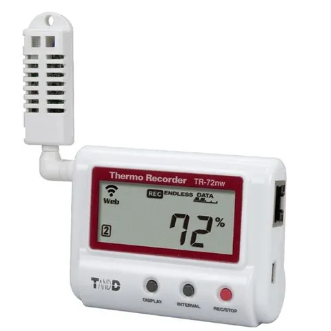 온습도기록계 TR-72nw 0~55도(THA3001센서)10~95%유선