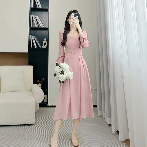 [아리엘스타일]드라마틱실루엣 스윗클래식 셀프웨딩룩 바닐리롱원피스