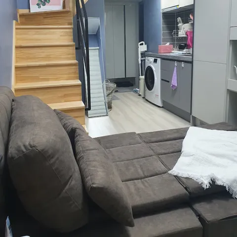 리얼 리뷰 [국내유일 광폭형 쇼파침대 1190mm] 체인지 1인 접이식 소파베드 6색상 오피스텔 복층 공간활용(제주도 배송가능)