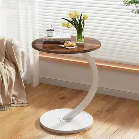 원형 커브 사이드 소파 테이블 3color