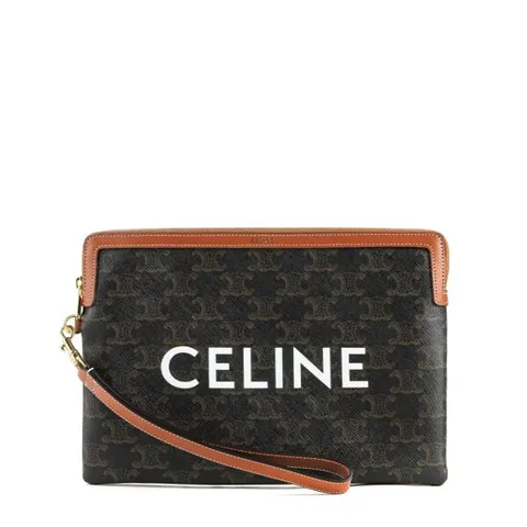 [셀린느] 25SS (10J502FES 04LU) 여성 트리옴프 클러치백