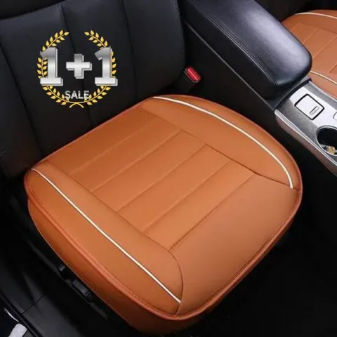 [운전석+조수석] 자동차 차량용 가죽 풀커버 사계절 시트 커버 방석