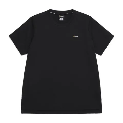 내셔널지오그래픽 N252WTS930 여성 COOL MAX 스몰로고 반팔 티셔츠 CARBON BLACK
