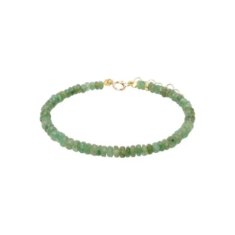 25 FW 지아 지아 여성 그린 벌스스톤 메이 에메랄드 브레이슬릿 252141F020007