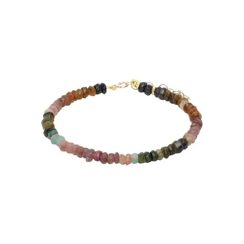 25 FW 지아 지아 여성 멀티컬러 벌스스톤 옥토버 토르말린 브레이슬릿 252141F020002