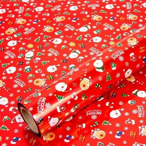 메탈롤 포장지 -크리스마스(대) (530mmx15m) 크리스마스포장지 소품포장지 포장지 선물포장지 선물포장 꾸