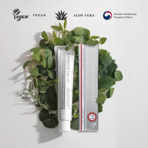 로다움 크리스탈 화이트 치아 미백제 치약 80g