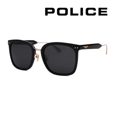 폴리스 SPL 857G Z42F 공식수입 스퀘어 콤비 뿔테 명품선글라스