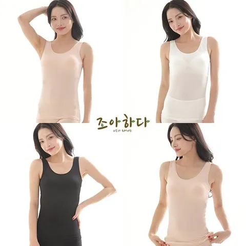 [초특가] 조아하다 Cool 인견 브라탑 런닝형 4종