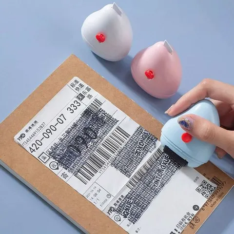 혼시티 택배 송장 제거기 지우개 (컬러랜덤) 택배송장지우개 운송장지우개 개인정보스탬프 개인정보유출방