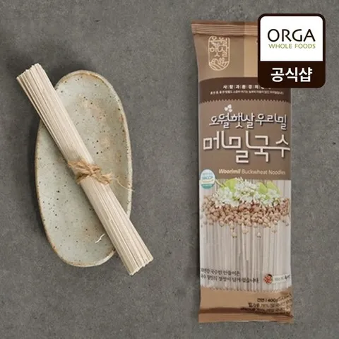 [ORGA] 우리밀 메밀국수 (400g)