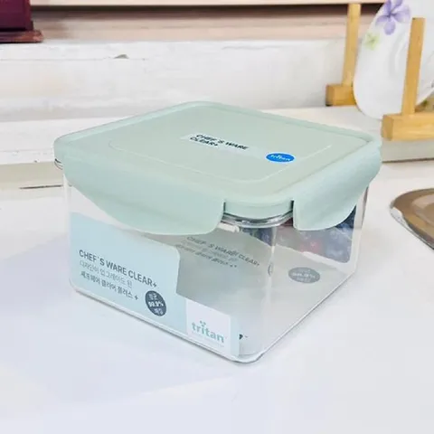 쉐프웨어 클리어 플러스 정사각 1.41L 용기 반찬용기 찬용기 음식용기 음식밀폐용기 주방용기 반찬보관통