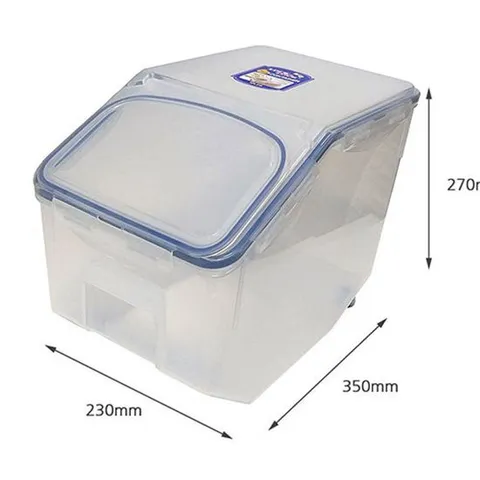 쿨샵 락앤락 계량컵 포함 10kg 쌀통 다용도 밀폐용 쌀독 쌀통10KG 대용량쌀통 진공쌀통 냉장고쌀통 계량쌀