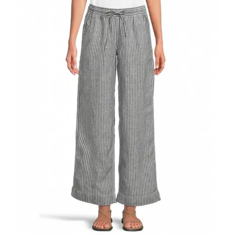 엘엘빈 프리미엄 린넨 브리지 풀온 팬츠 클래식 네이비