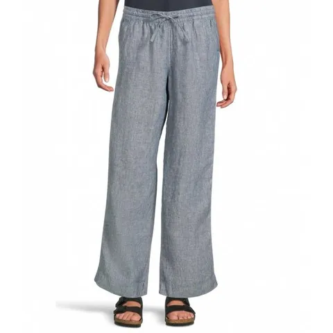 엘엘빈 프리미엄 린넨 브리지 풀온 팬츠 브라이트 마리너