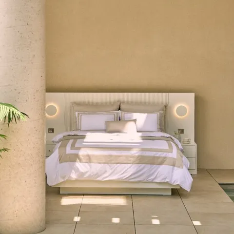 SLQK.세이지 호텔 템바형 침대프레임 Q