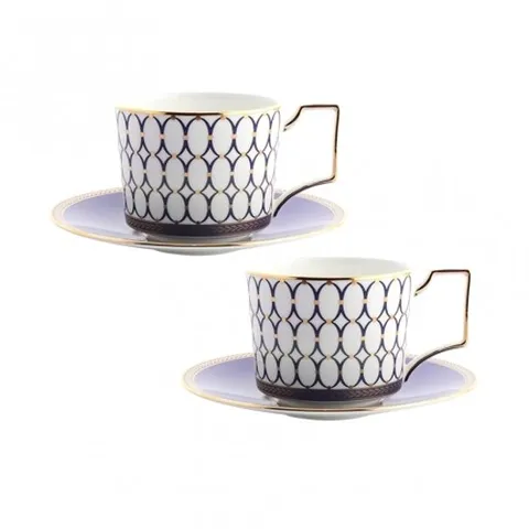 [ AK백화점 ][웨지우드] 르네상스골드 커피잔 2인조