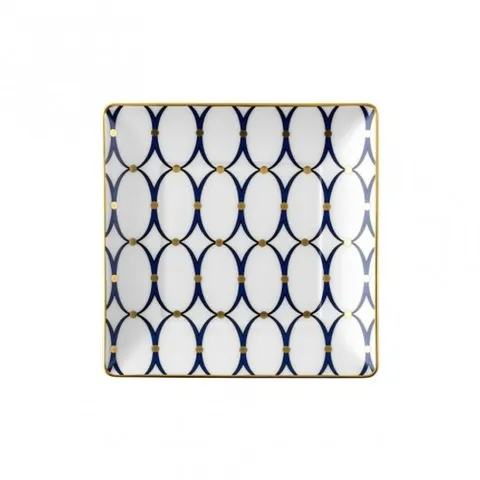 [ AK백화점 ][웨지우드] 르네상스골드 14cm 사각접시 1p