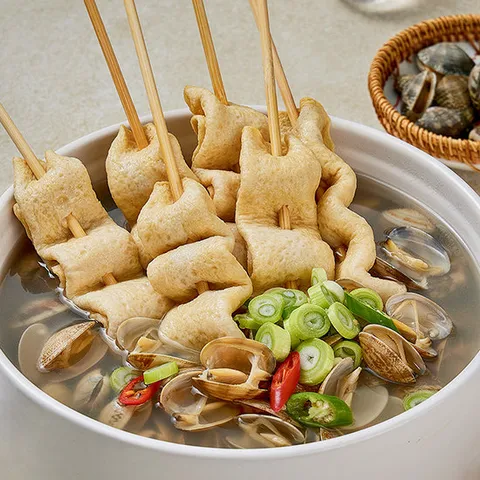 바지락 듬뿍 꼬치어묵탕 840g (2인분), 1팩