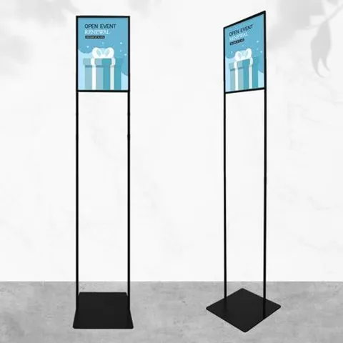 양면 삽입형 스탠드(DDS-1A4) Black 안내표지판 스탠드표지판 스탠드안내판 스탠드거치대 안내거치대 표지