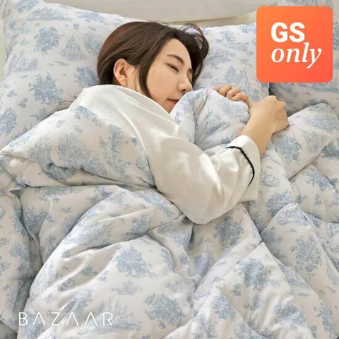 [GS단독] 바자르 프렌치무드 먼지없는 사계절 차렵이불 패드세트Q